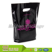 Factory Wholesale Heavy Duty Custom Colored Black Biodegradable Polythene Die Cut Handle Small Plastic Bags